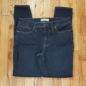 Madewell 9" Mid Rise Skinny Jeans Tencel Edition